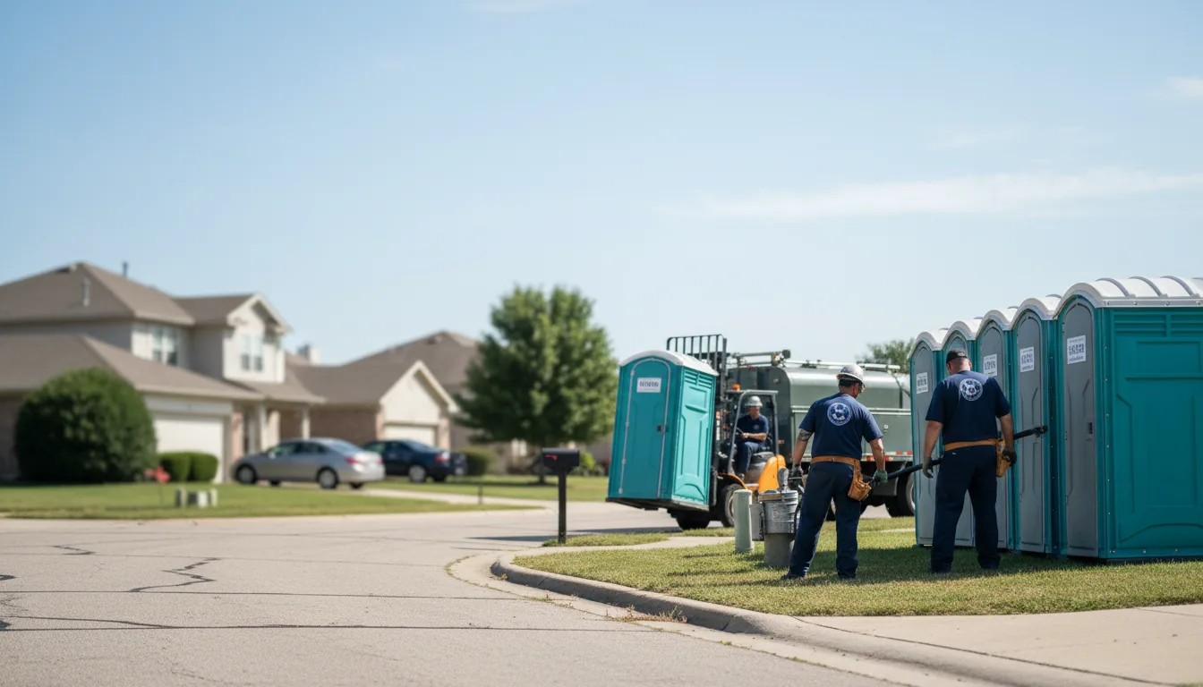 Porta Potty Rental in Dunfermline, IL near me